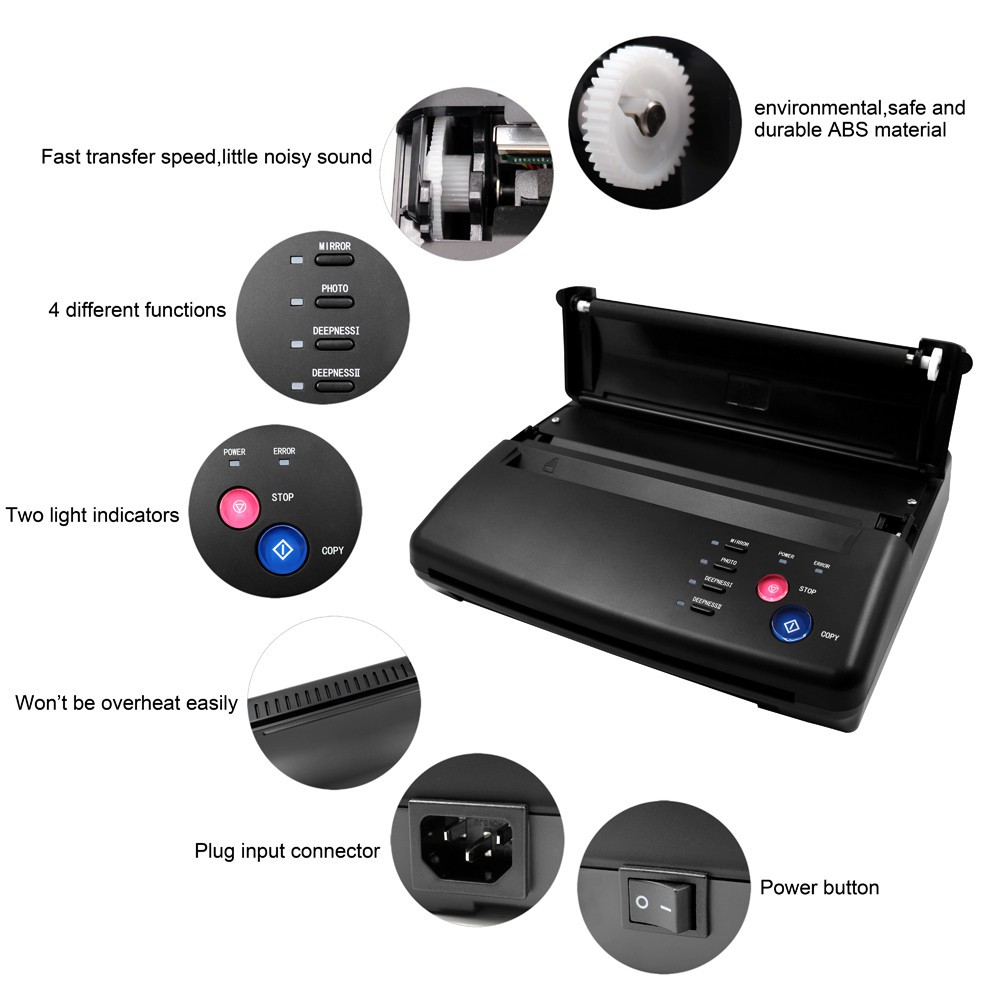 TR001 Tattoo Transfer Machine 